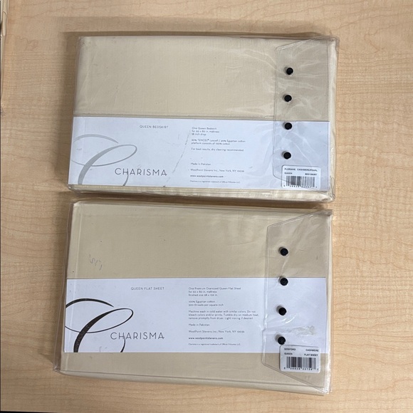 Charisma Other - Charisma Floriane Queen Bedskirt & Gosford Flat Sheet